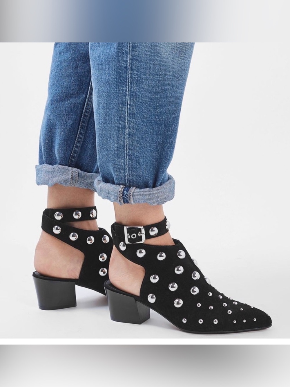 Pretty little things studded mule 8.5